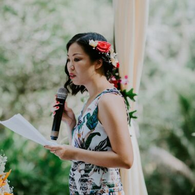 A stunning Bali Destination wedding at Villa Beji Indah, in Ubud, Bali