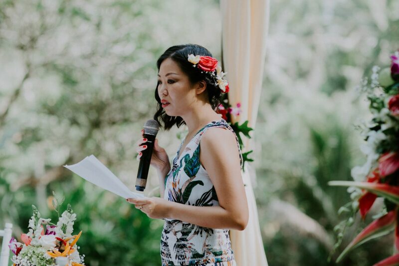 A stunning Bali Destination wedding at Villa Beji Indah, in Ubud, Bali